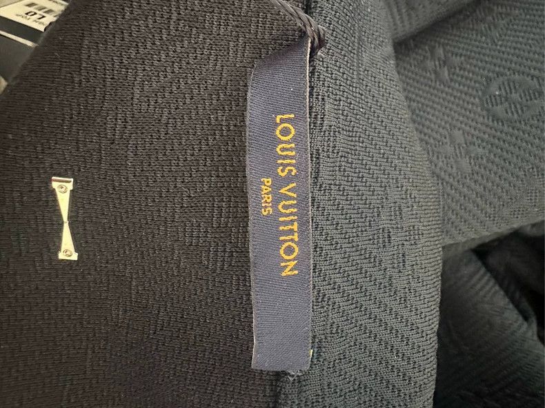 Louis Vuitton Louis Vuitton Dark blue dark grain full print zipper jacke Size US L / EU 52-54 / 3 - 3 Thumbnail