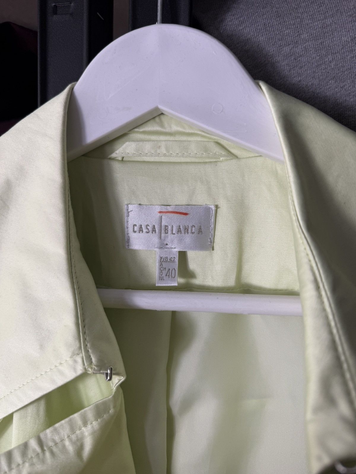 Casablanca Casablanca Women’s Trench Coat Light Green Size 40 Size S / US 4 / IT 40 - 14 Thumbnail