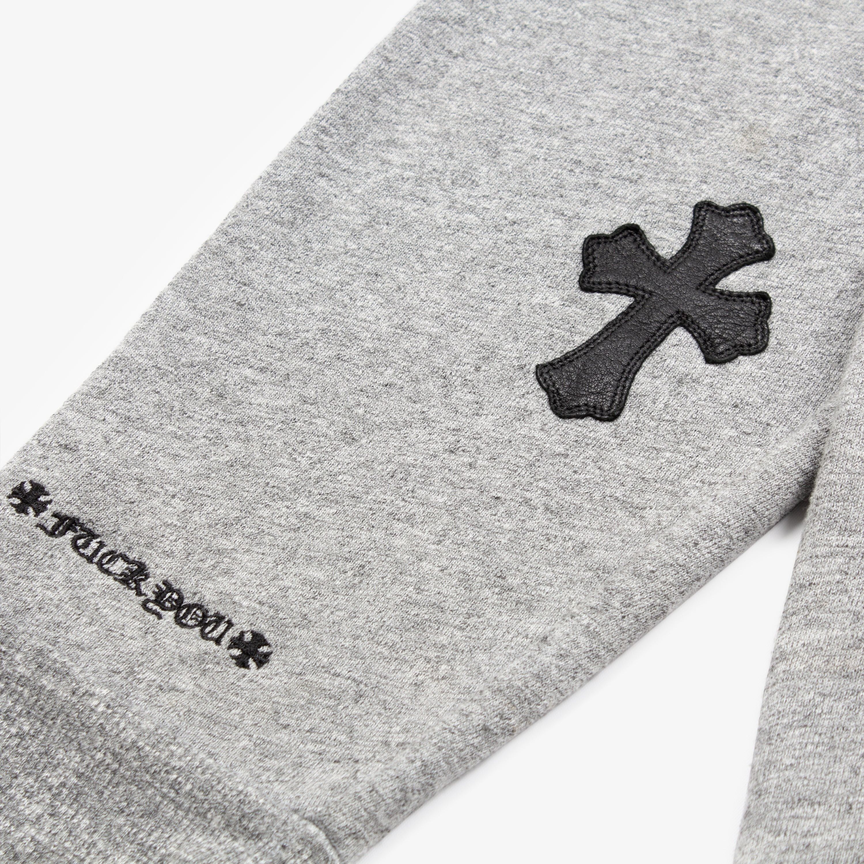 Chrome Hearts CHROME HEARTS GREY CROSS PATCH HOODIE Size US M / EU 48-50 / 2 - 5 Thumbnail