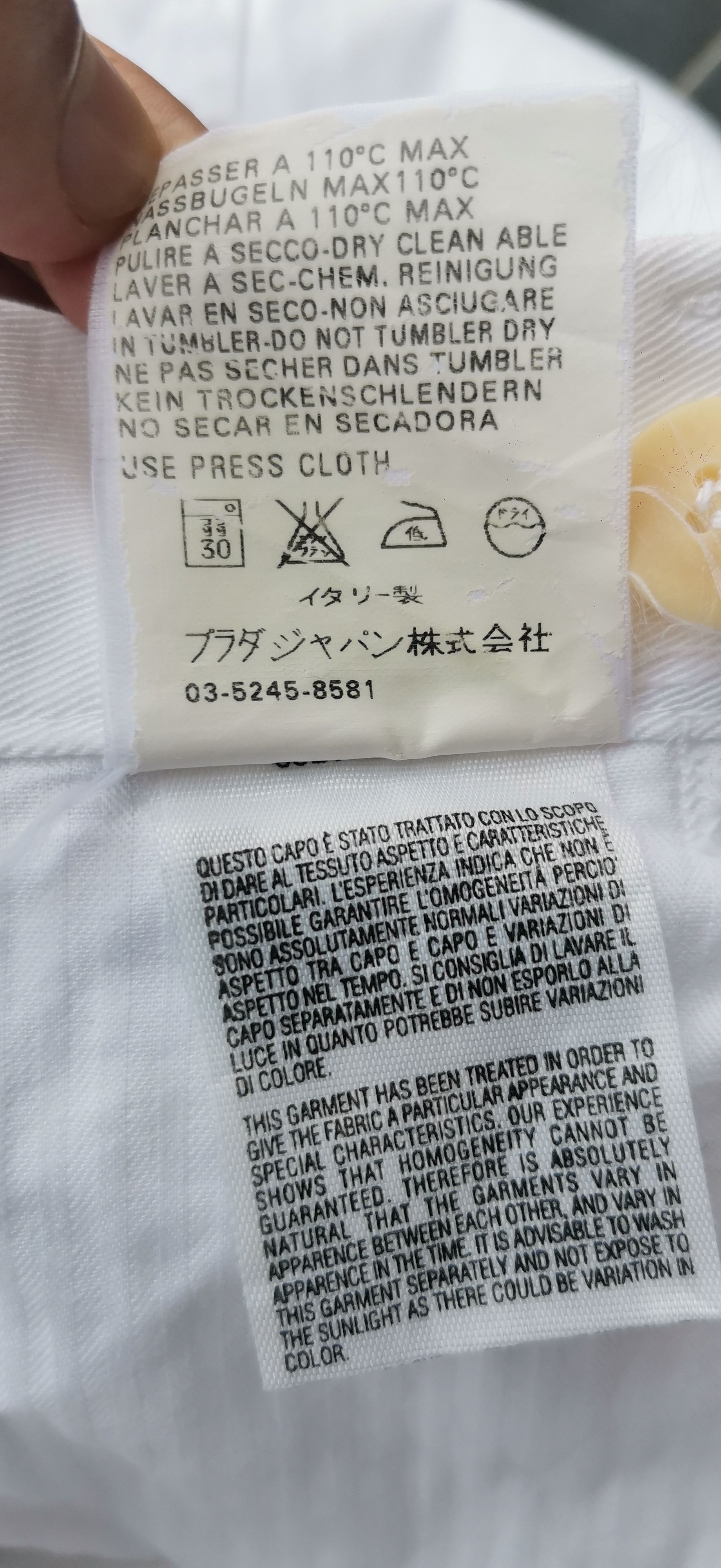 Prada Vintage Prada White Shorts – Made in Italy – Size 46 Size US 30 / EU 46 - 6 Thumbnail