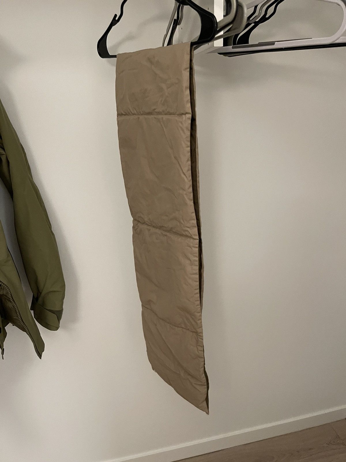 image of Visvim Mil Down Muffler in Brown, Men's