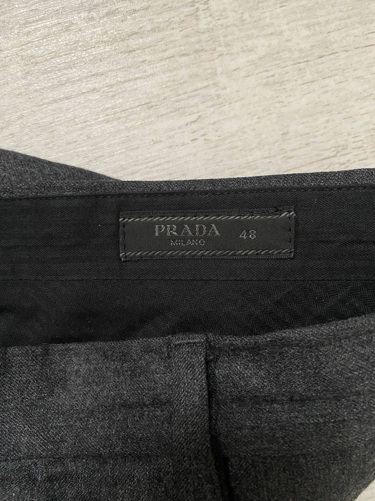 Prada Prada Gray classic pants Size 34" / US 12 / IT 48 - 3 Thumbnail