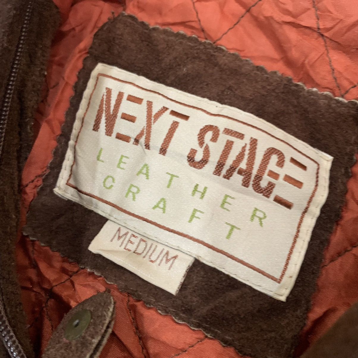 Japanese Brand × Leather × Vintage Vintage Next Stage Cowhide Leather Jacket Size US M / EU 48-50 / 2 - 11 Thumbnail