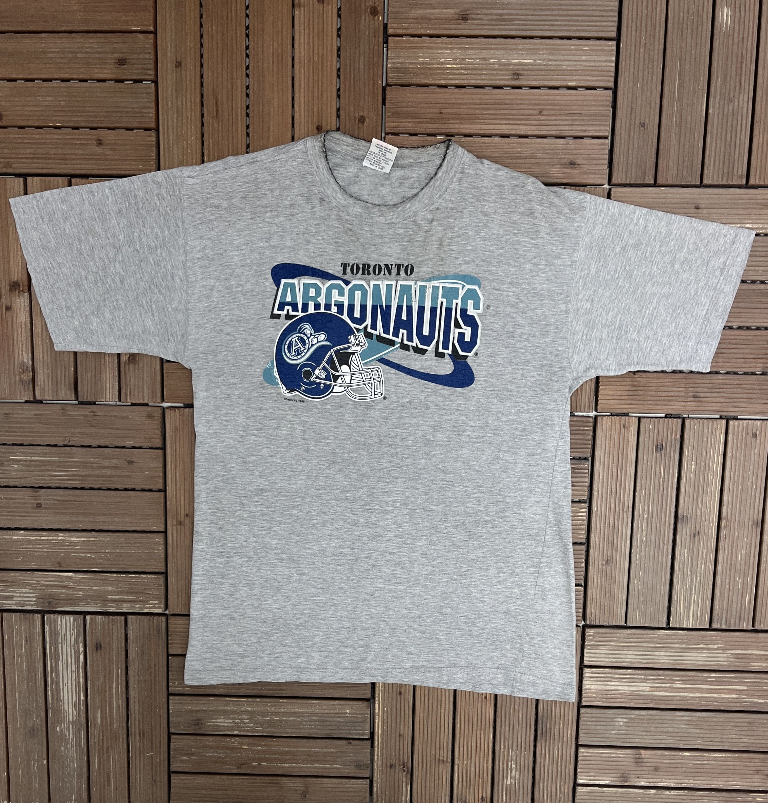 Vintage Toronto Argonauts Football Vintage Grey T-Shirt Tee Size US XL / EU 56 / 4 - 1 Thumbnail