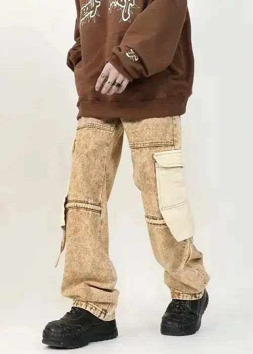 Japanese Brand Multipocket utility hip hop cargo jeans Size US 26 / EU 42 - 4 Thumbnail