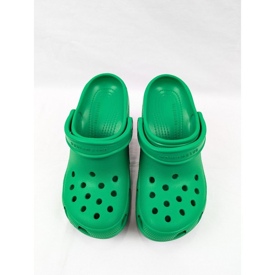 Balenciaga o1rshd1 Q:2 / Rubber Crocs Madame in Grass Green Size US 8 / IT 38 - 16 Thumbnail