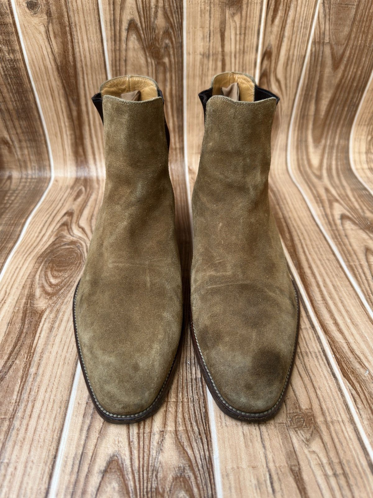 Hedi Slimane × Saint Laurent Paris × Yves Saint Laurent Saint Laurent Paris Wyatt Chelsea boots Size US 8 / EU 41 - 2 Thumbnail
