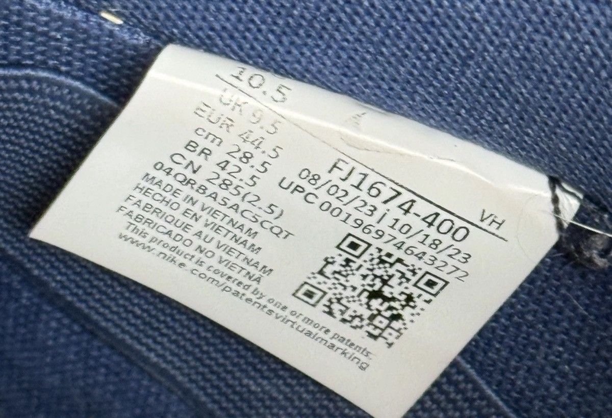Designer × Nike Nike Dunk Pro SB Low Navy Gum Size 10.5 FJ1674-400 Size US 10.5 / EU 43-44 - 10 Thumbnail