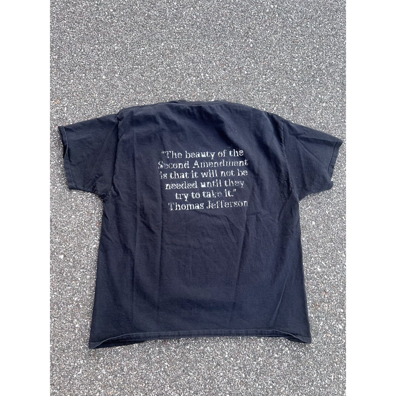 Hanes VINTAGE Second Amendment Tshirt Obama #1 Sales Man Mens XL Black Mens XL Black Size US XL / EU 56 / 4 - 2 Thumbnail