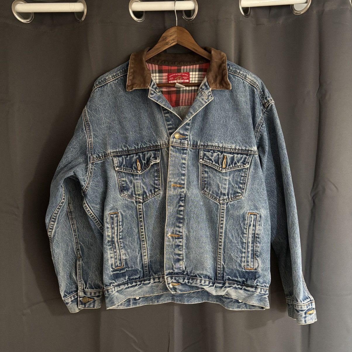 Marlboro Vintage 90’s Marlboro Denim Jacket Size US L / EU 52-54 / 3 - 1 Thumbnail