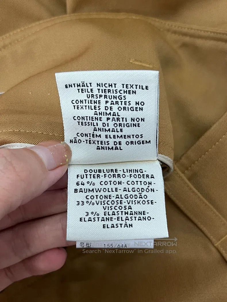 Hermes Hermes Brown side button design short shorts Size 42" / US 20 - 6 Thumbnail