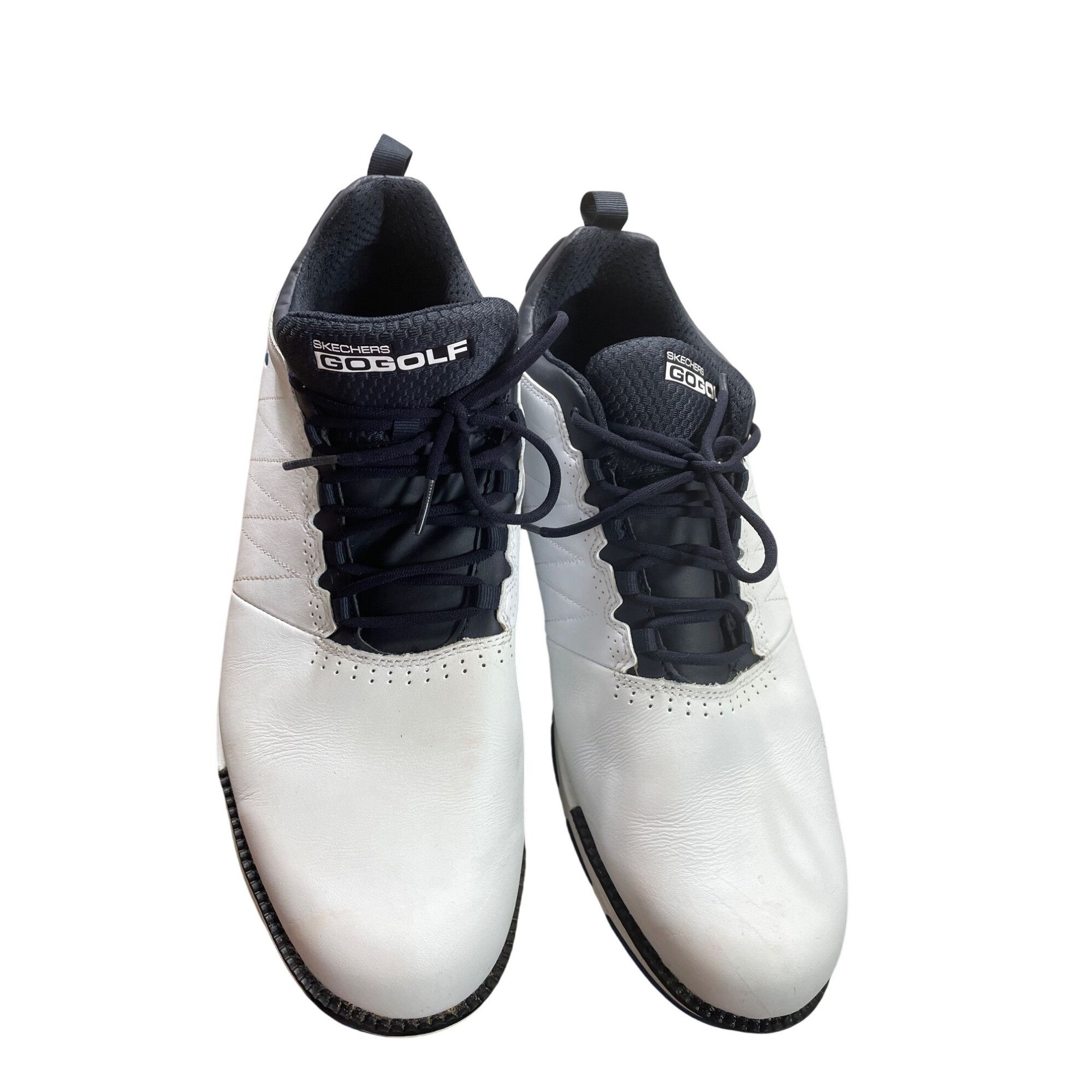 SKECHERS Skechers GoGolf Gen 5 Mens Leather White Sneakers Shoes Size Size US 11.5 / EU 44-45 - 11 Thumbnail