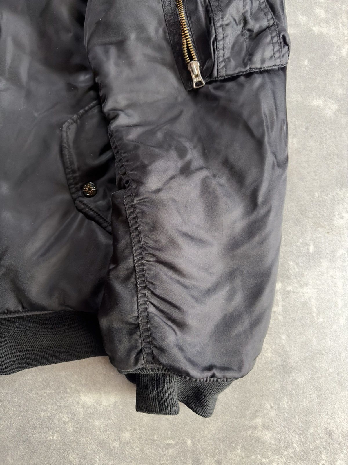 Fostex Garments Fostex Garments MA-1 Vintage Baggy Bomber Jacket XL Size US XL / EU 56 / 4 - 7 Thumbnail