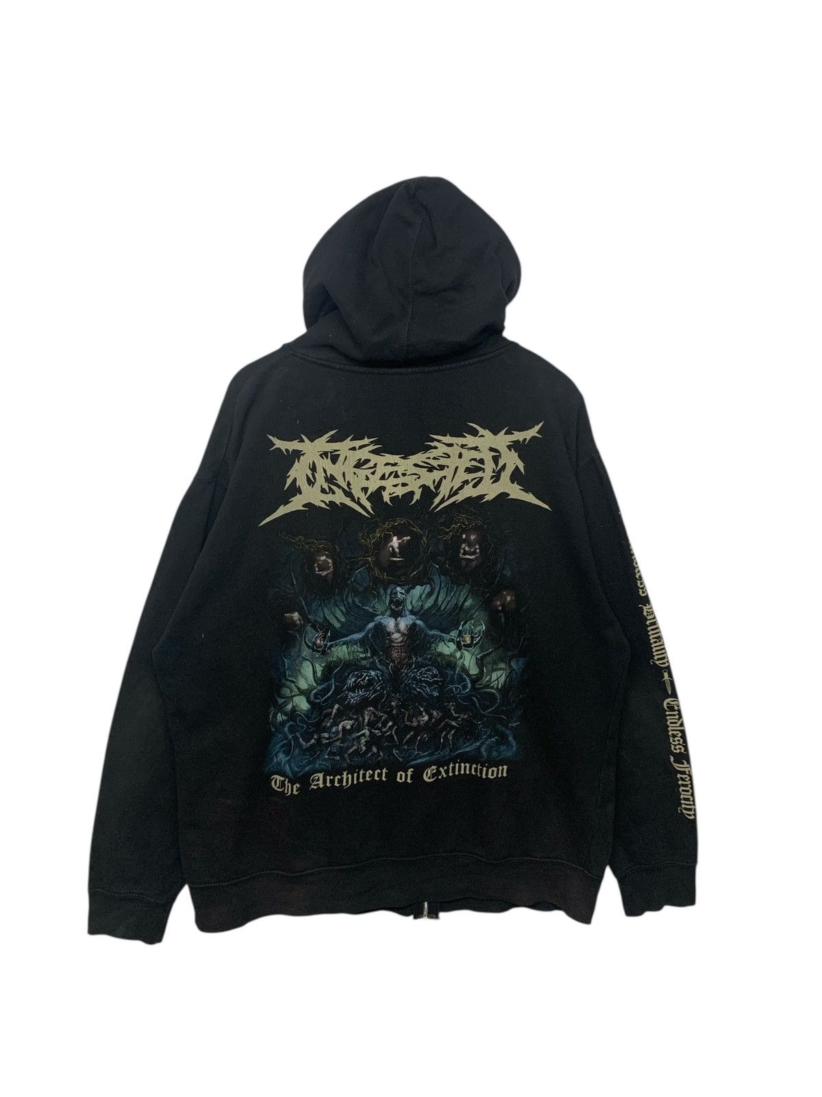 Band Tees Rare Ingested The Architect of Extinction Hoodie Zipper Down Size US XL / EU 56 / 4 - 1 Thumbnail