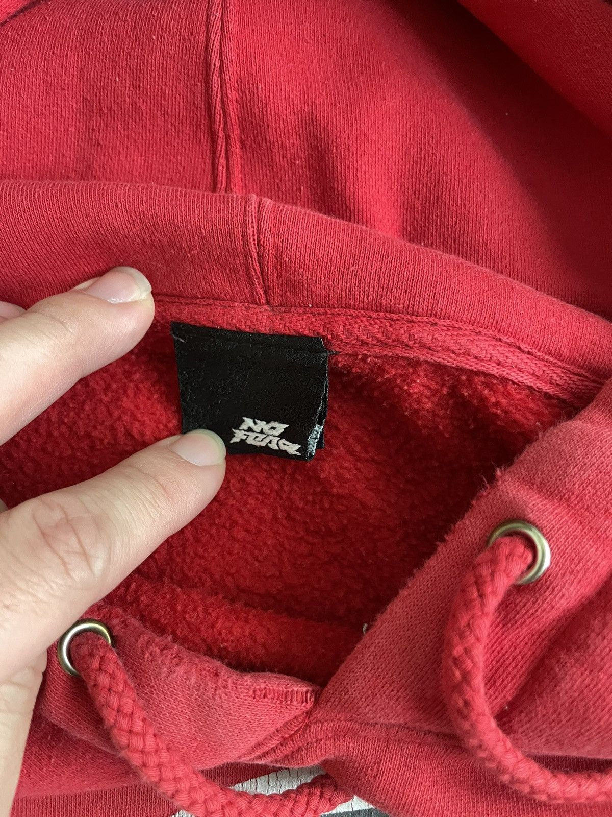 No Fear × Vintage Vintage No Fear Faded Red Hoodie Size US XXL / EU 58 / 5 - 3 Thumbnail