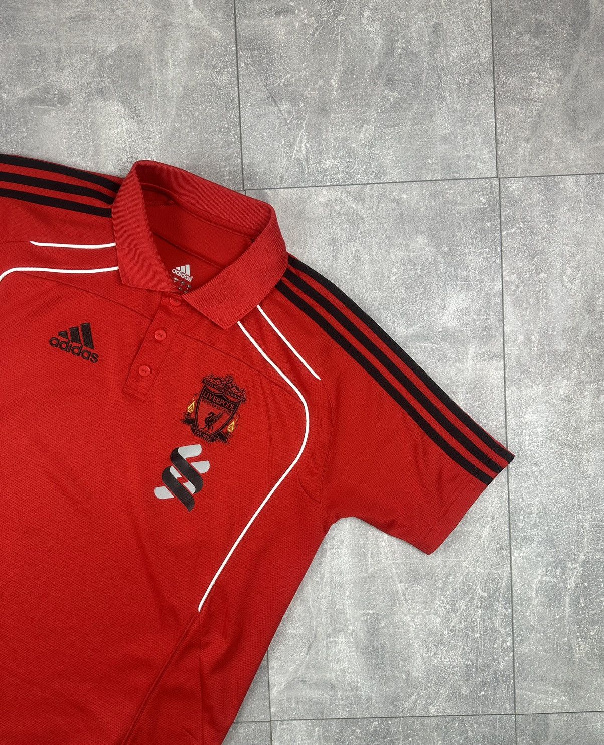 Adidas Adidas Liverpool FC Polo Training Jersey 2010 Size US M / EU 48-50 / 2 - 3 Thumbnail