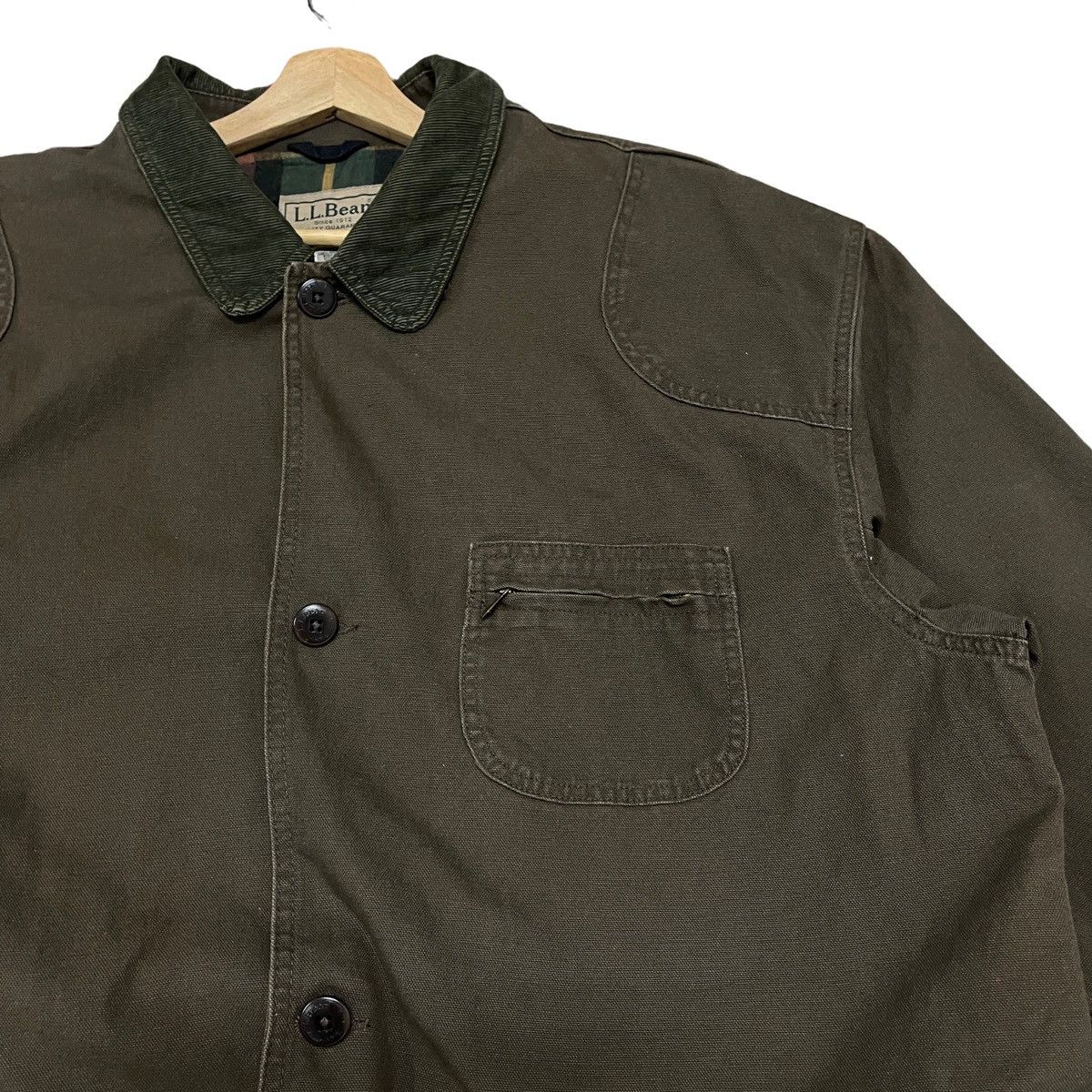 L.L. Bean Vintage L.L. Bean Green Duck Worker Chore Hunting Jacket Size US XXL / EU 58 / 5 - 12 Thumbnail