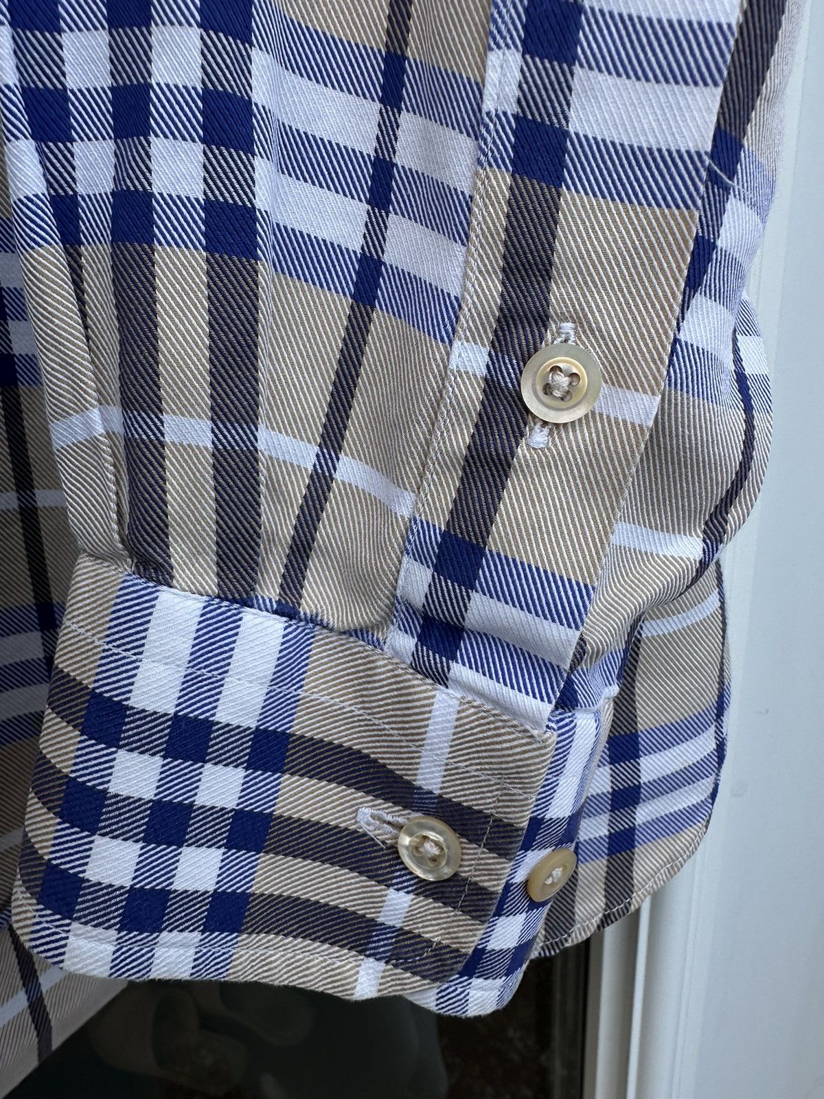 Burberry Burberry Nova Check Plaid Checkered pocket shirt men’s Size US L / EU 52-54 / 3 - 6 Thumbnail