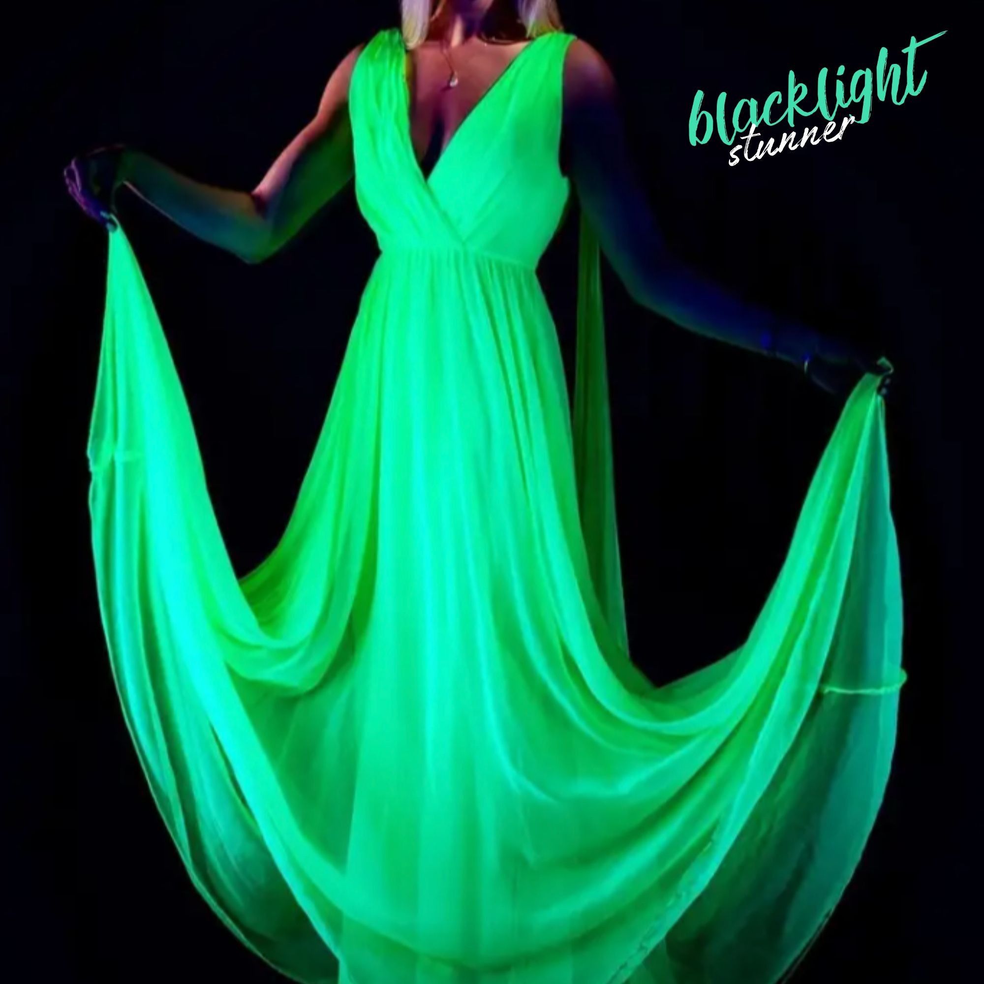 Monique Lhuillier ML Monique Lhuillier Neon Pleated Chiffon Evening Gown US 4 Size S / US 4 / IT 40 - 6 Thumbnail