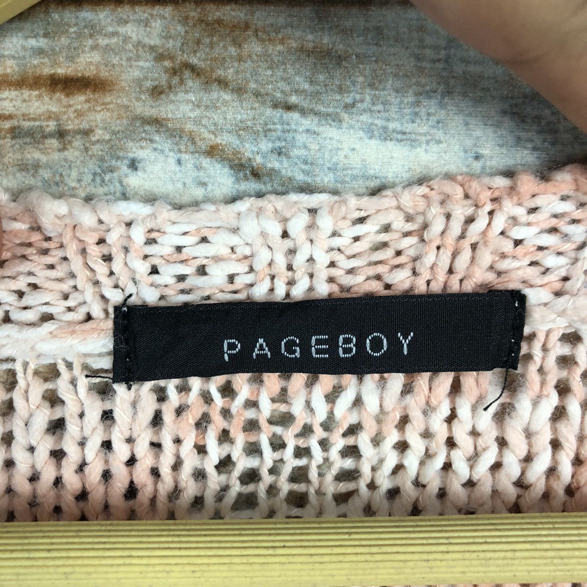 Aran Isles Knitwear × Japanese Brand Japanese Knit Sweaters Pink Page Boy #974 Size M / US 6-8 / IT 42-44 - 9 Thumbnail