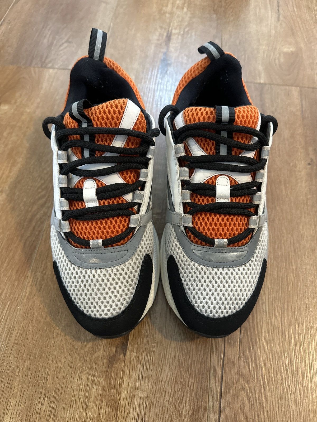 Dior Dior Sneakers B22 Grey/Orange Size US 8.5 / EU 41-42 - 11 Thumbnail