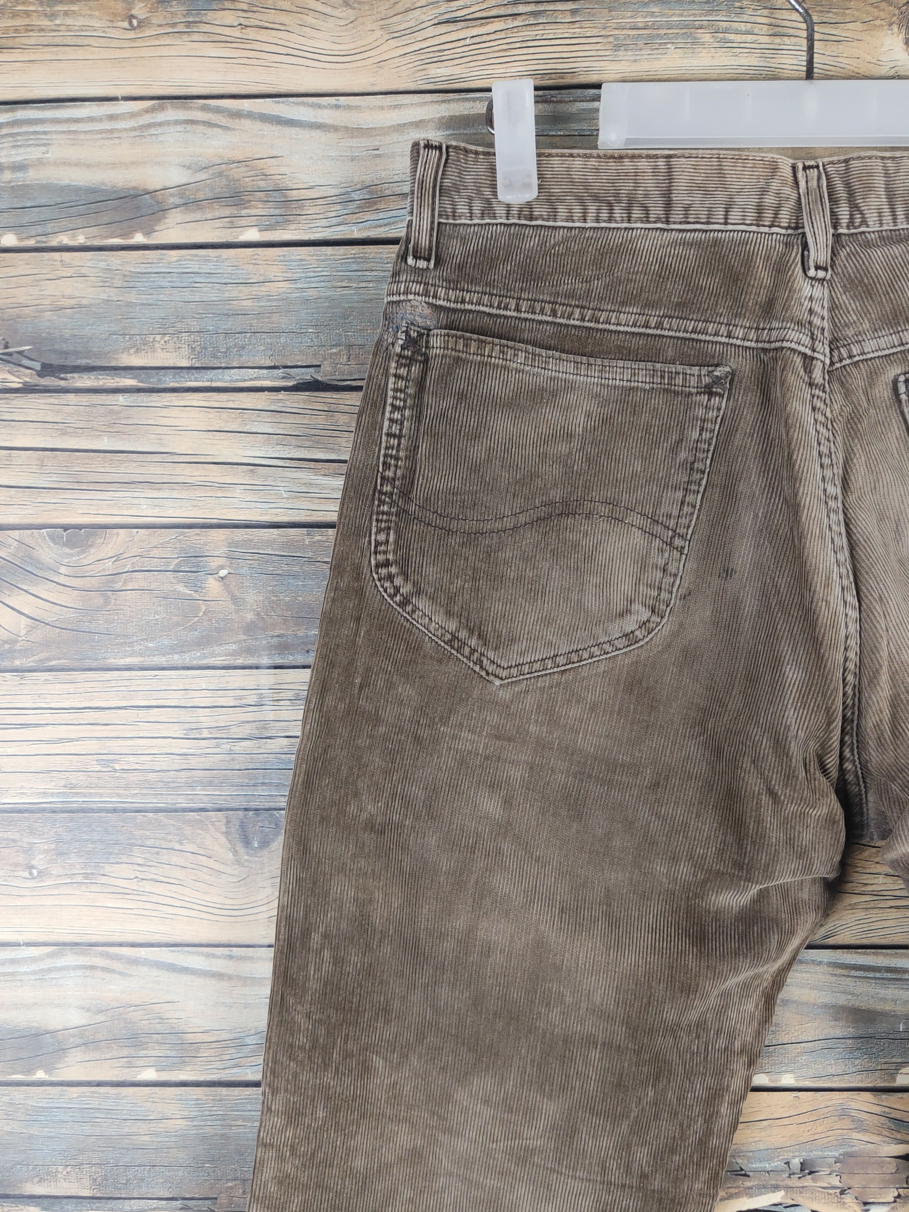 Lee DL Lee Brown Multipocket Corduroy Pants #sp46-257T Size US 31 - 10 Thumbnail