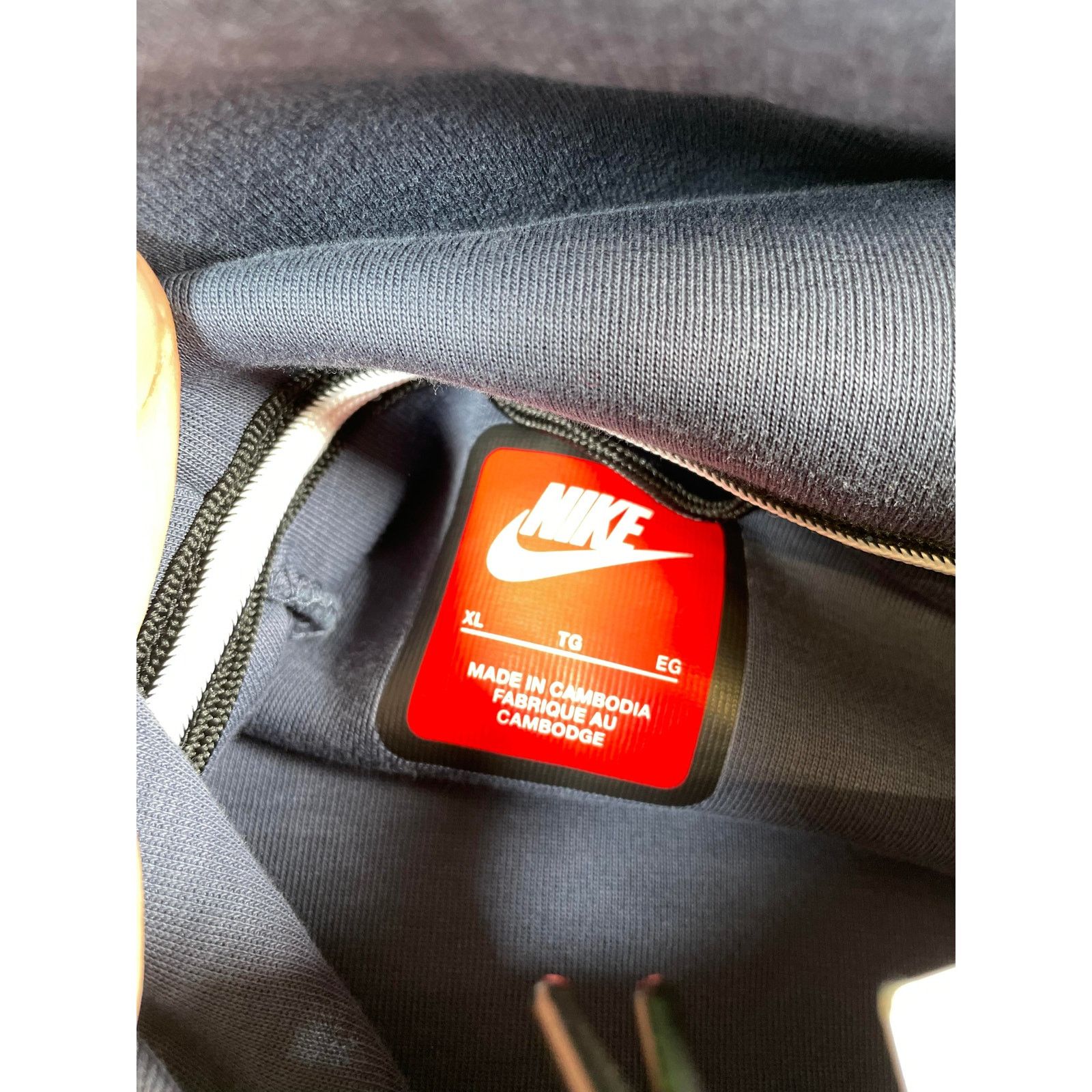 Nike Nike Blue Hoodie Size US XL / EU 56 / 4 - 3 Thumbnail