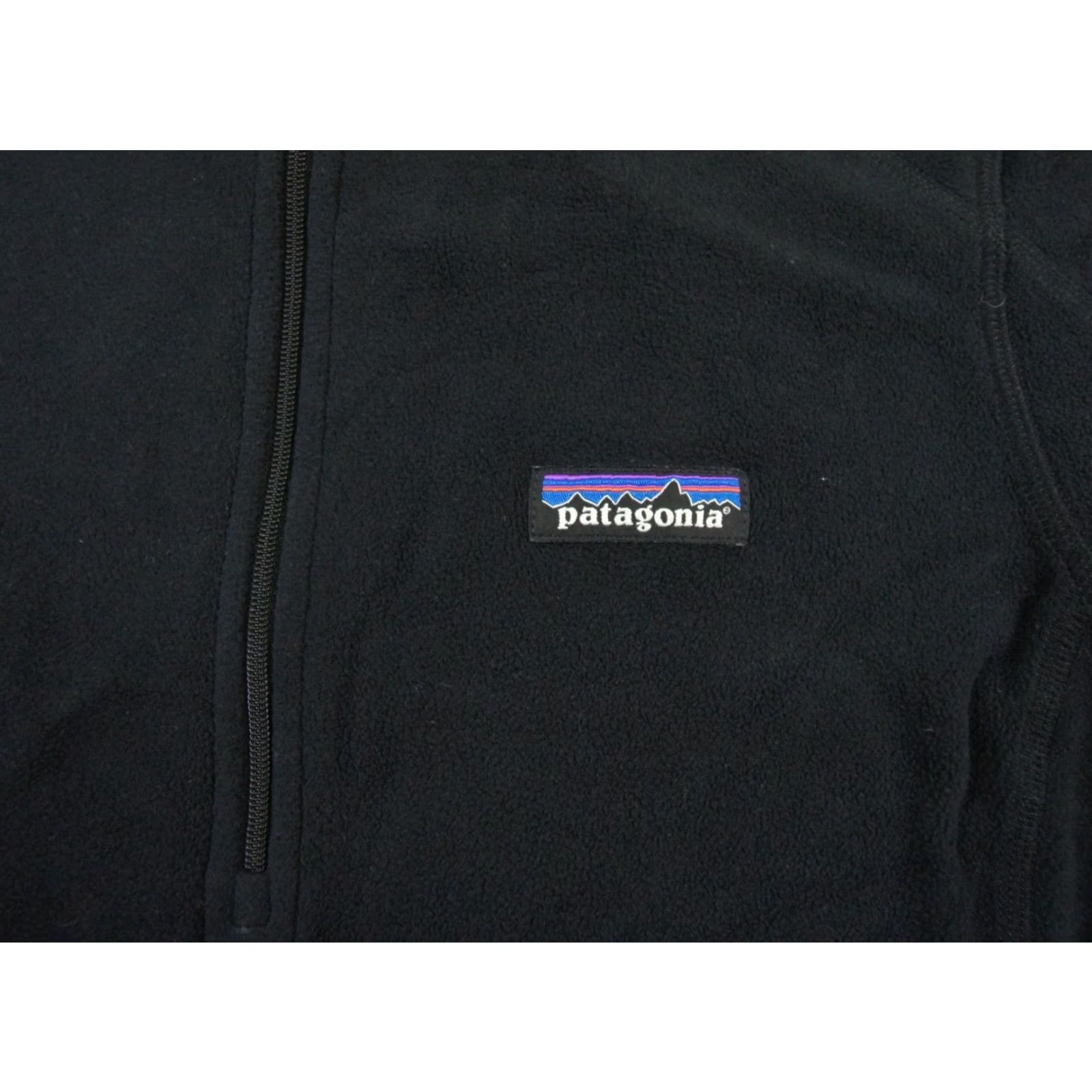Patagonia Patagonia Sweater Womens Small Black Fleece Micro D Pullover Lightweight Mock Neck Long Sleeve Logo Size S / US 4 / IT 40 - 3 Thumbnail