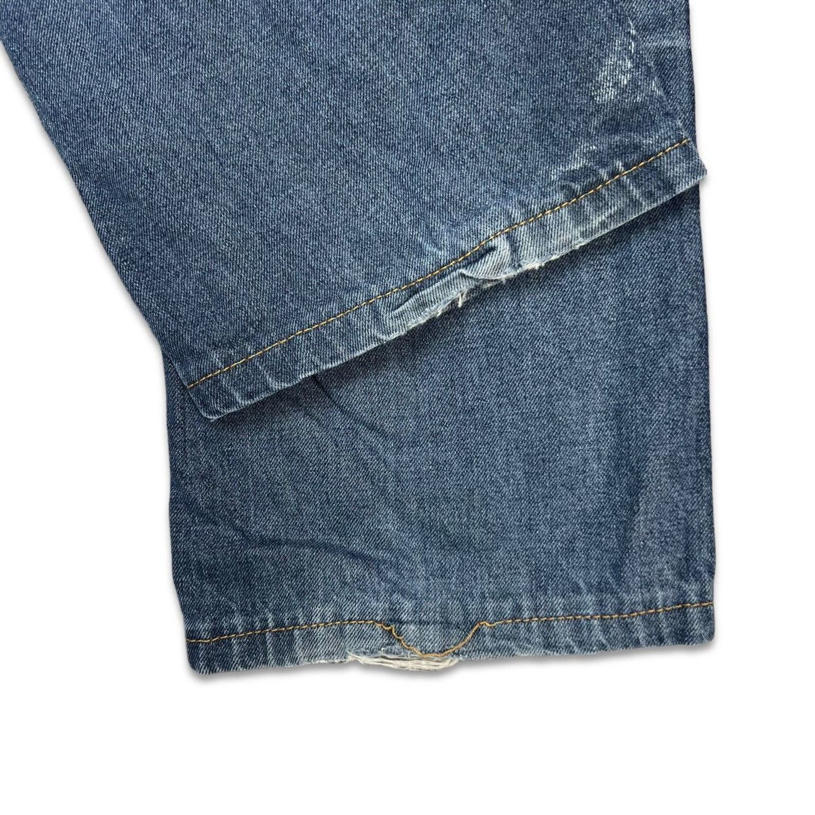 True Religion × Vintage True Religion Jeans 32x28 World Tour Straight Denim Pants Size US 32 / EU 48 - 4 Thumbnail