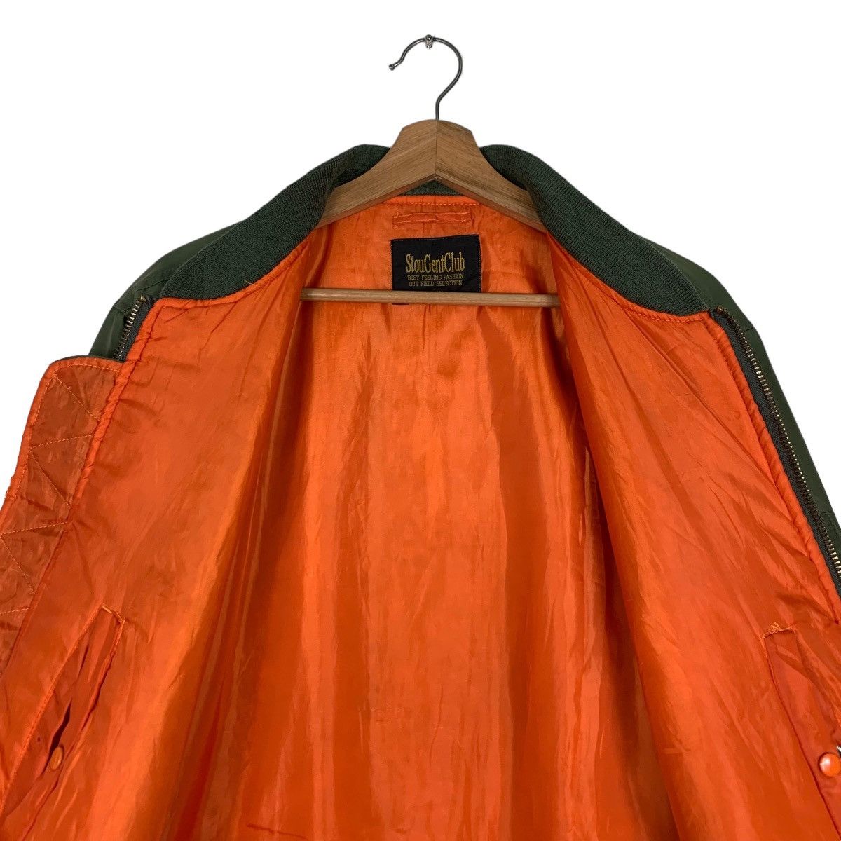 STOU GENT CLUB Ma 1 Bomber Jacket #0855-C38