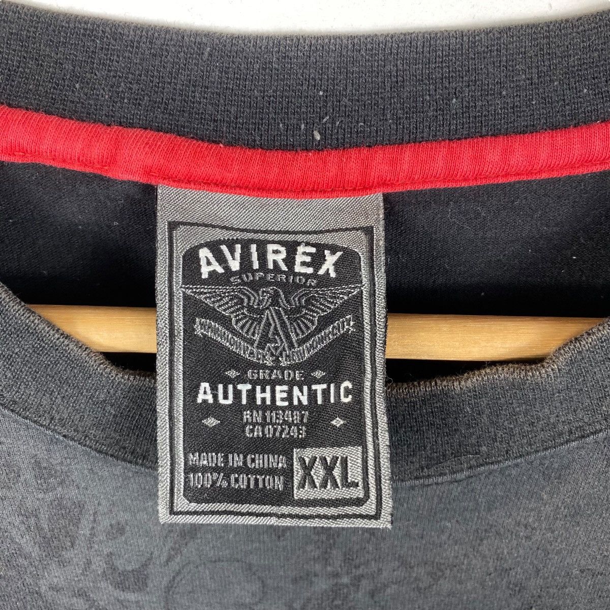 Avirex AVIREX Embroidery Logo Full Print Tee Shirt 2-Large Size Size US XXL / EU 58 / 5 - 6 Thumbnail