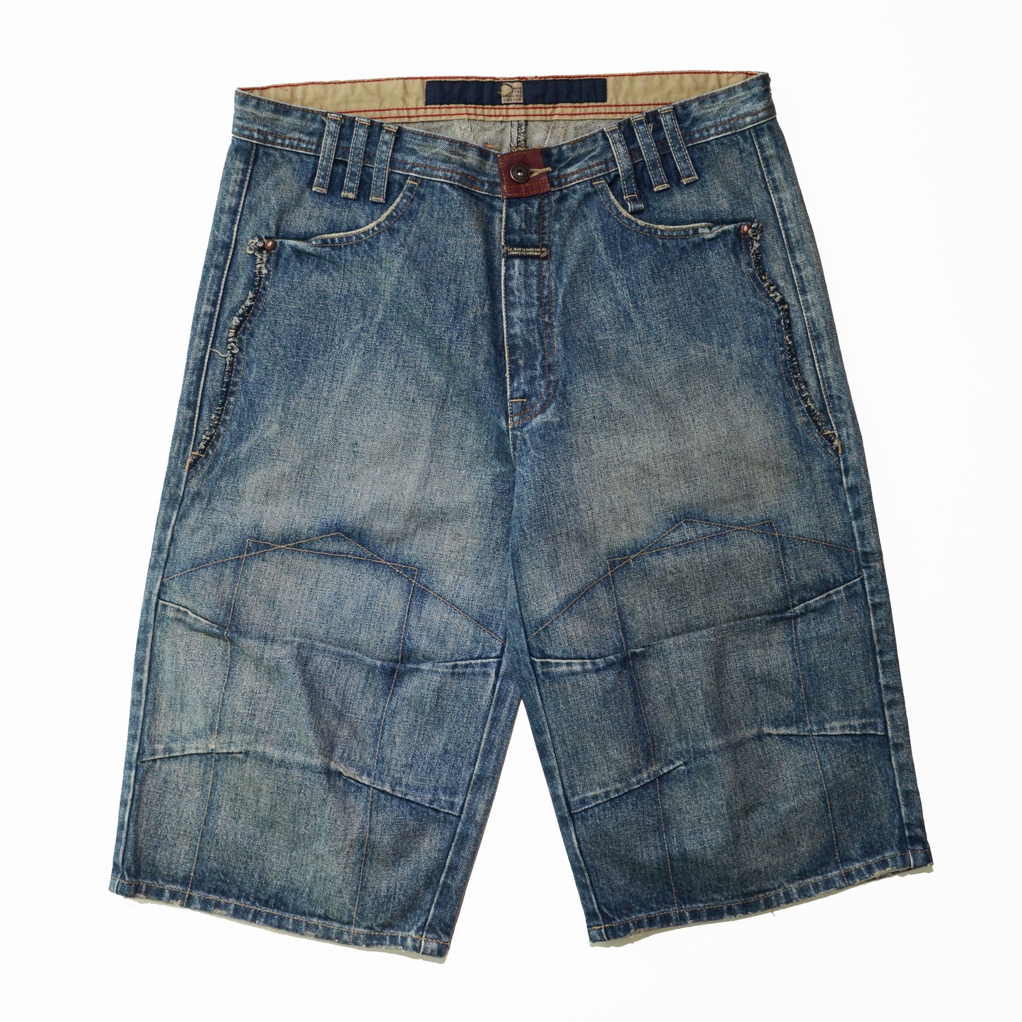 Marithe + Francois Girbaud M+FG Jorts W34 Sample item Rare Design 2006 Carft Size US 34 / EU 50 - 1 Thumbnail