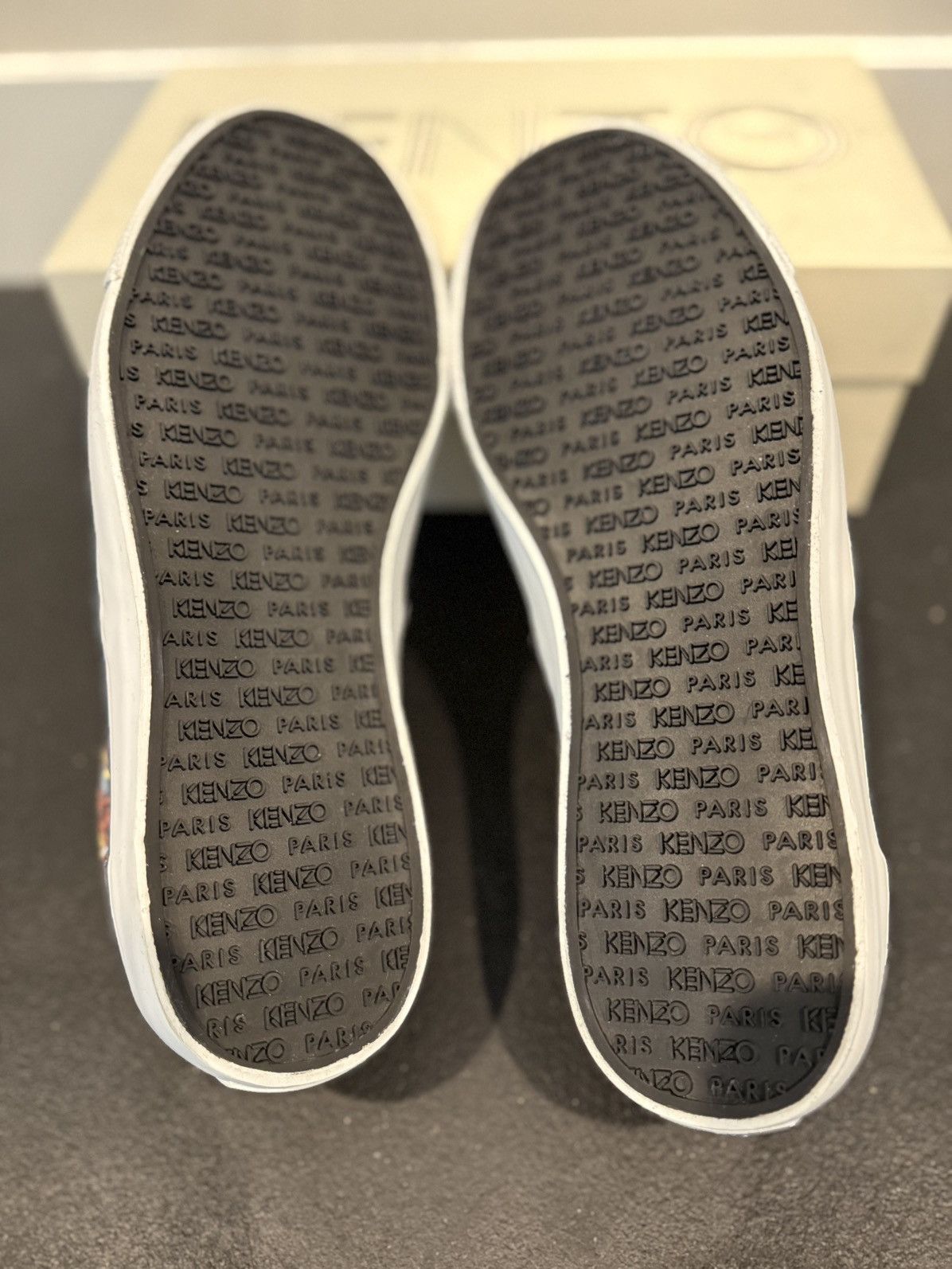 Kenzo Kenzo Paris Velvet E17 Canvas Flying Tiger Slip On Shoes Size US 11.5 / EU 44-45 - 5 Thumbnail