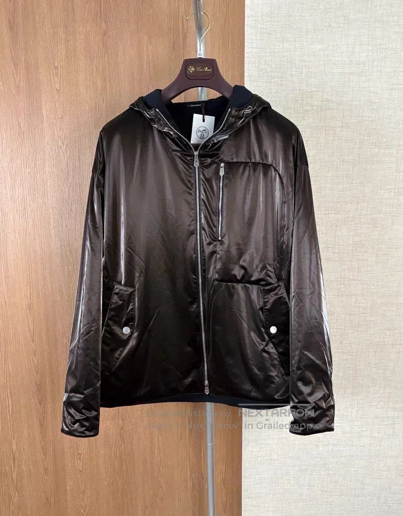 Hermes Hermes Men's Hooded Cotton Jacket Size US M / EU 48-50 / 2 - 1 Thumbnail