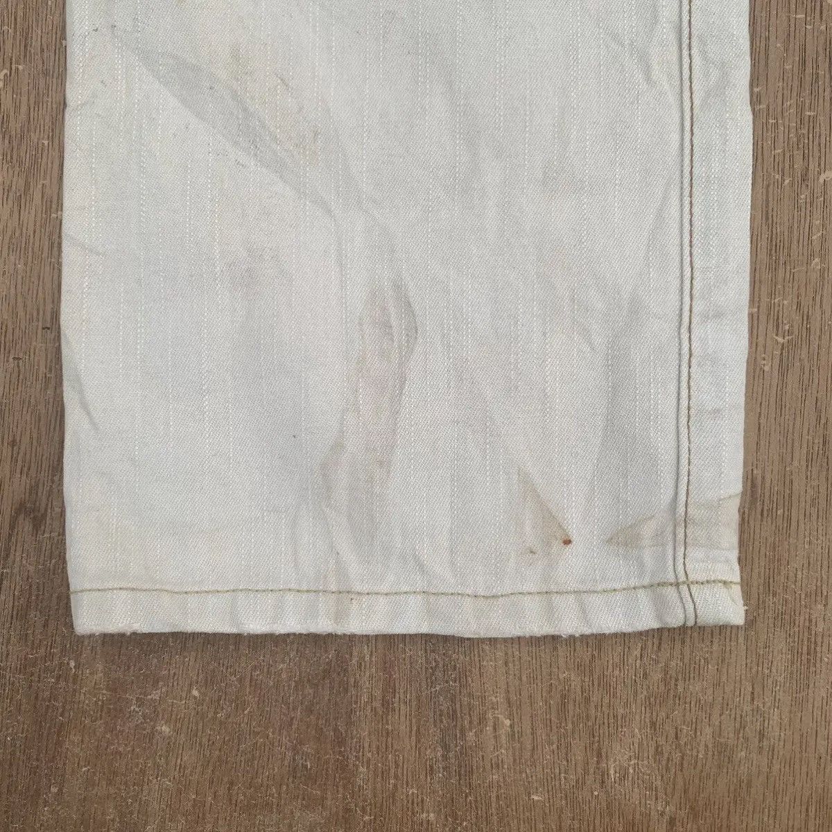 Japanese Brand 5-POCKET HIDEF JAPAN TROUSERS JEANS RIPPED RUSTY DIRTY PANTS Size US 30 / EU 46 - 16 Thumbnail