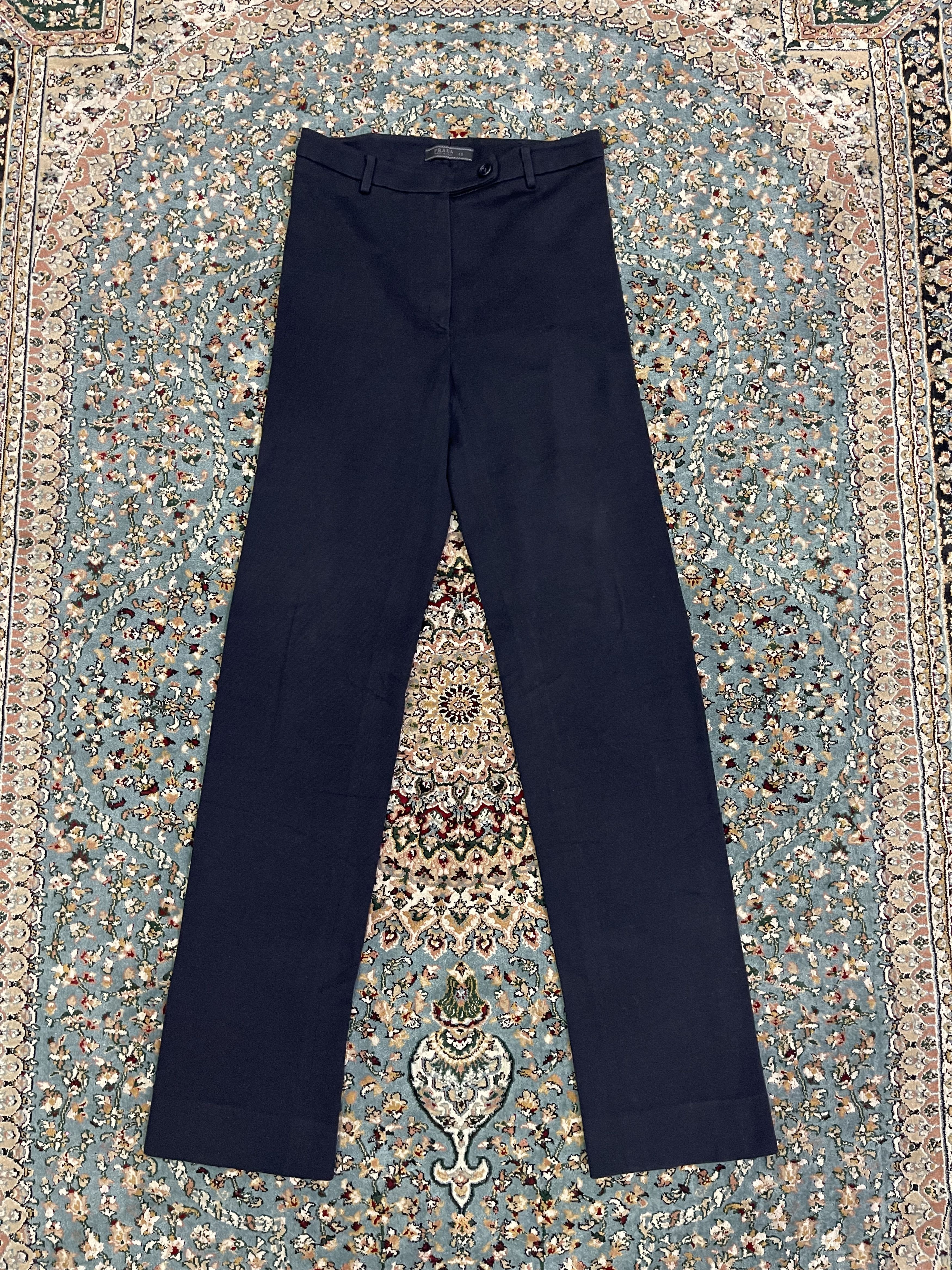 Prada Black PRADA Luxury Trousers Size 26" / US 2 / IT 38 - 1 Thumbnail