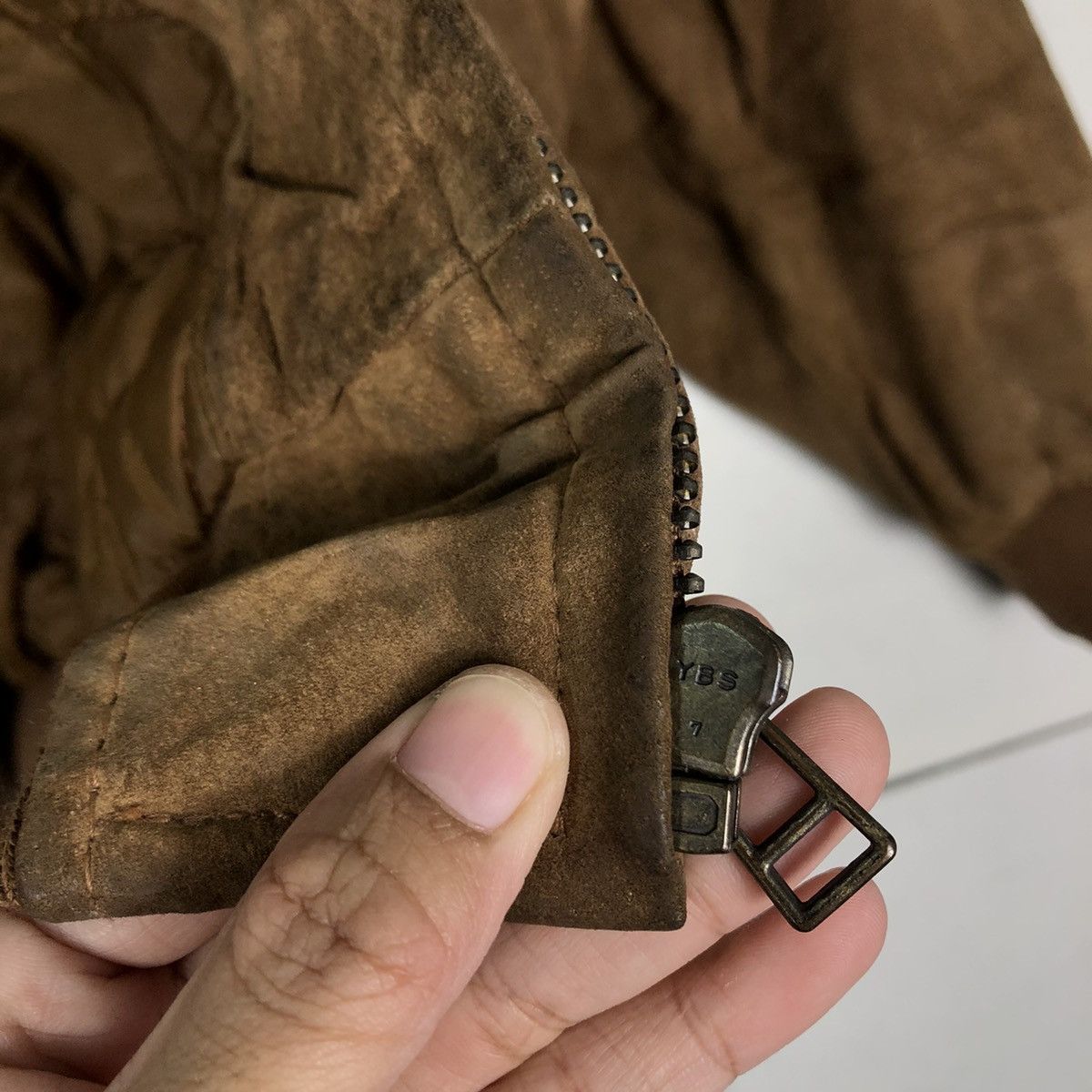 Japanese Brand 🔥Vtg Bomber Jacket Genuine Leather Japan Made Size US M / EU 48-50 / 2 - 15 Thumbnail