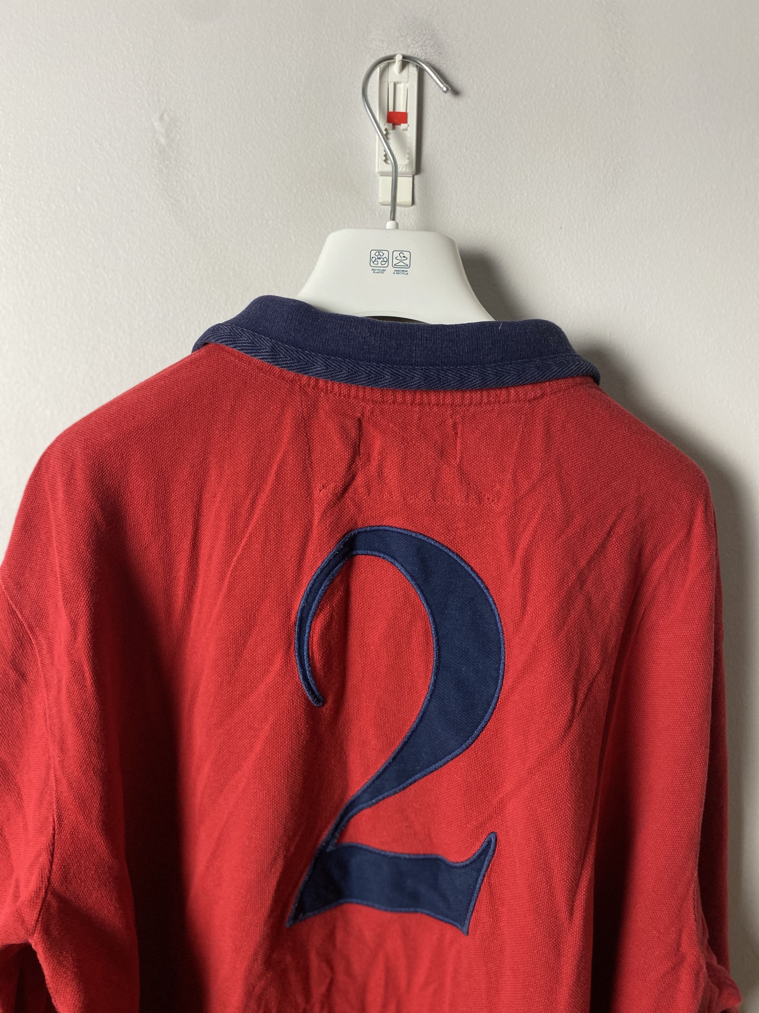 Polo Ralph Lauren × Vintage Polo Ralph Lauren polo long sleeve t-shirt big pony rugby Size US XXL / EU 58 / 5 - 6 Thumbnail