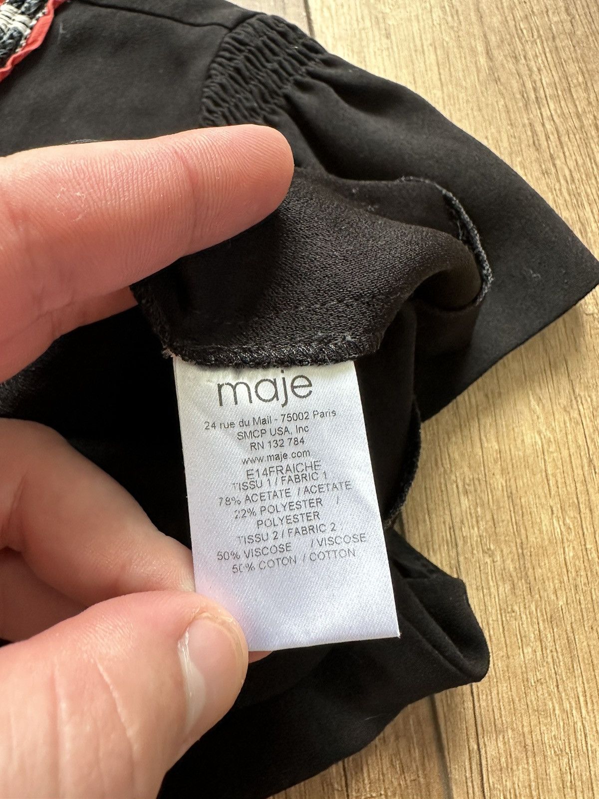 Maje Blouses Maje 2 M black Size M / US 6-8 / IT 42-44 - 8 Thumbnail