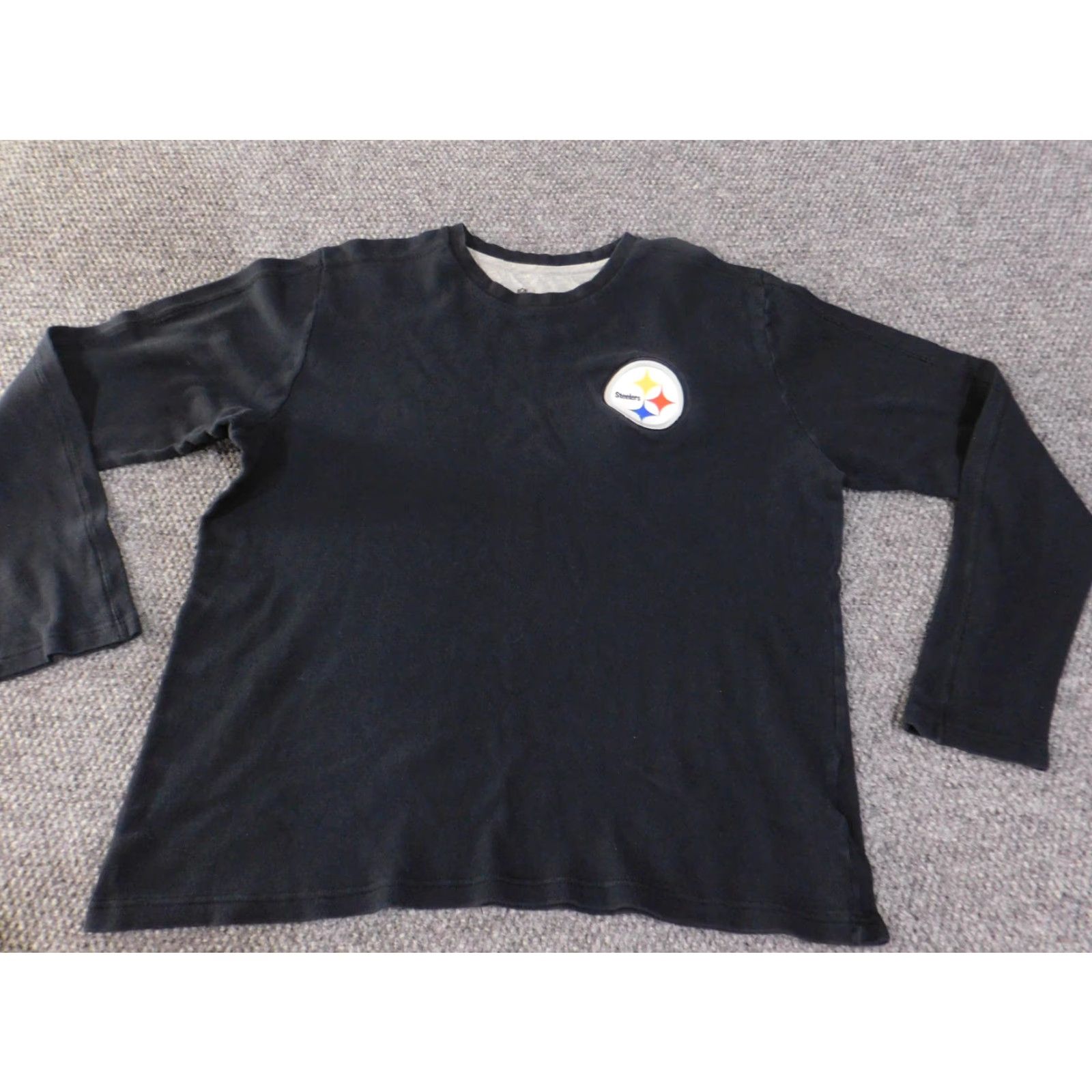 Nike Pittsburgh Steelers Shirt Mens XL Black Long Sleeve Nike NFL Team Apparel Cotton Size US XL / EU 56 / 4 - 4 Thumbnail