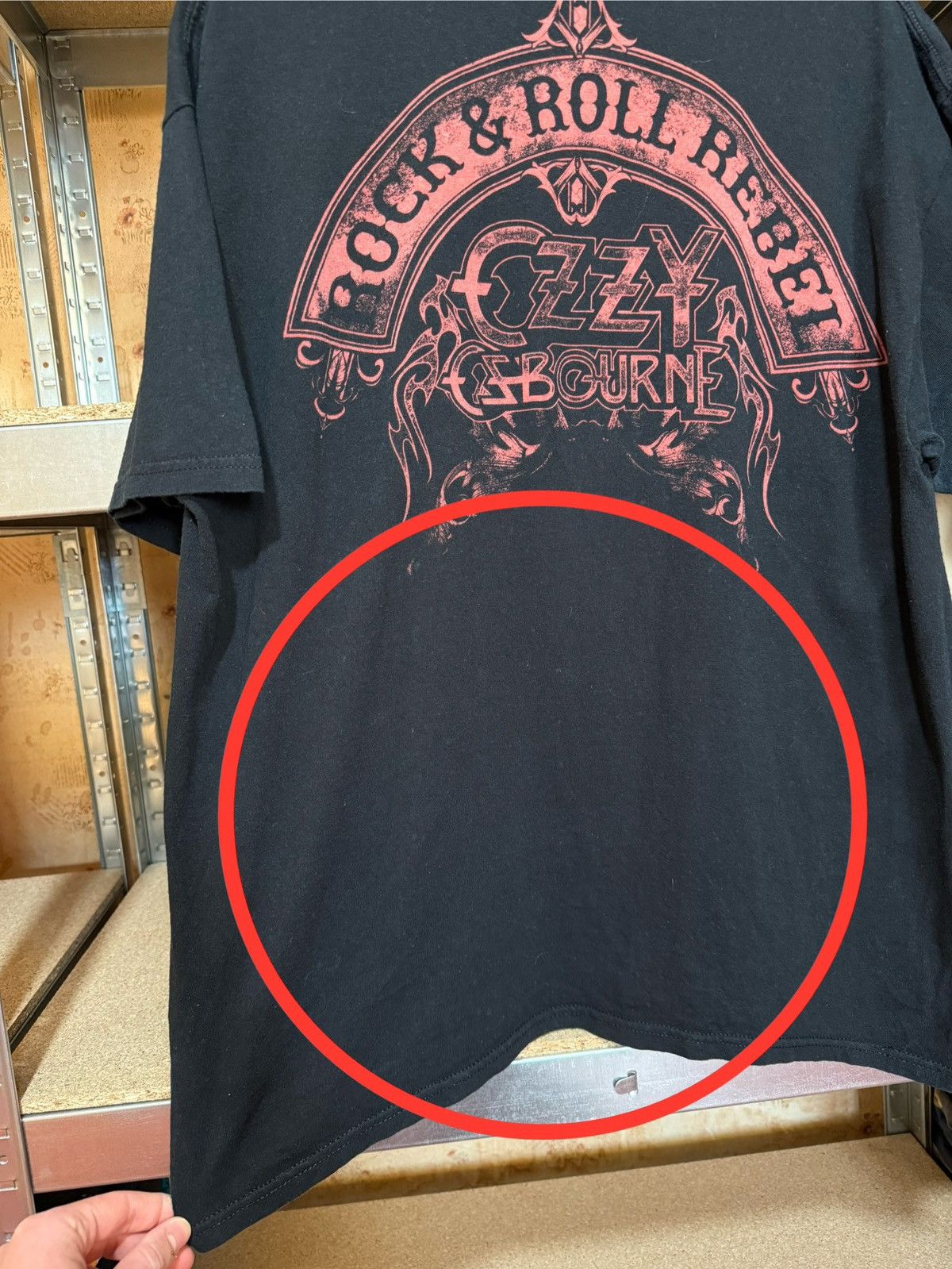 Band Tees Vintage 2010 Ozzy Osbourne Rock&Roll Rebal T-Shirt Size US XL / EU 56 / 4 - 12 Thumbnail