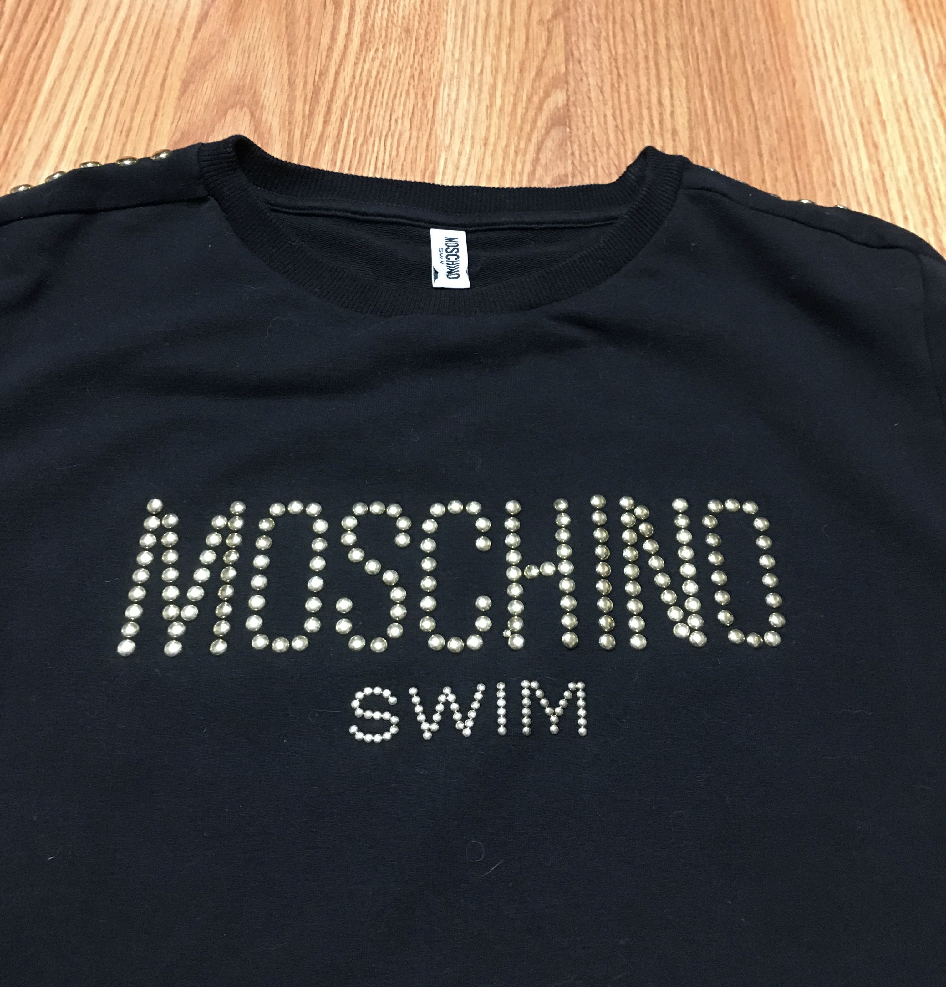Moschino Moschino Swim Black Logo Dress Size M/S Size M / US 6-8 / IT 42-44 - 11 Thumbnail