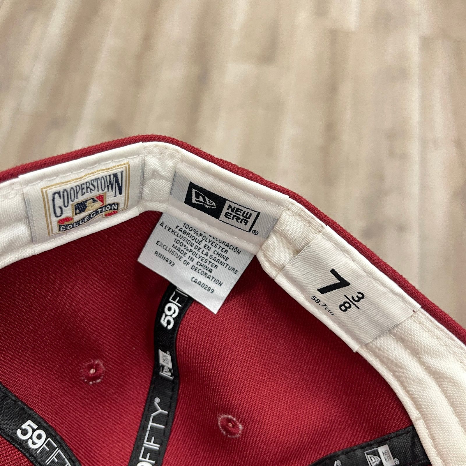 New Era San Diego Padres New Era Swinging Fria Logo Red Hat 7 3/8 Size ONE SIZE - 5 Thumbnail