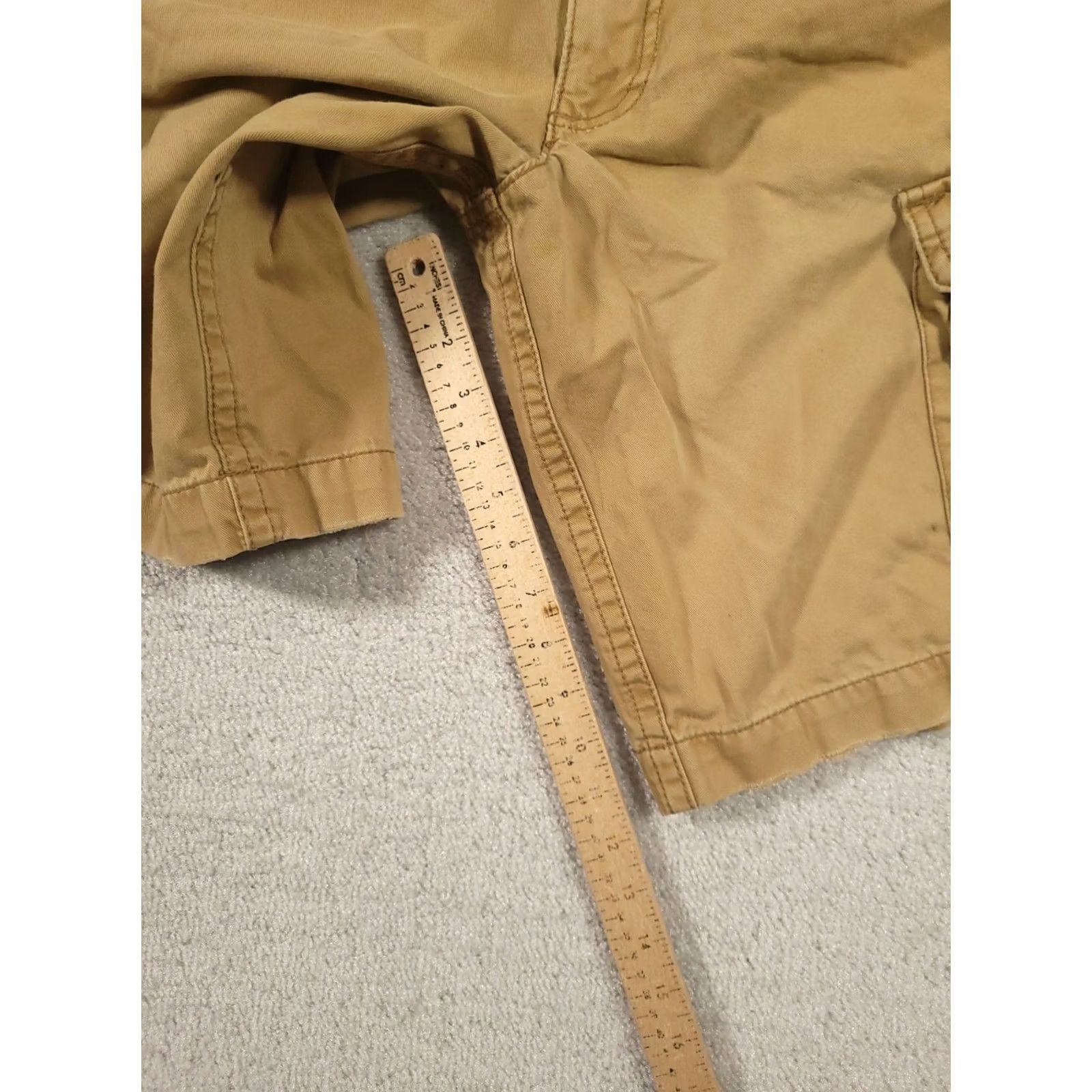 Aeropostale AeroPostale Shorts Mens 28 Khaki Authentic Cargo A87 Utility Skater Grunge Faded Size US 28 / EU 44 - 5 Thumbnail