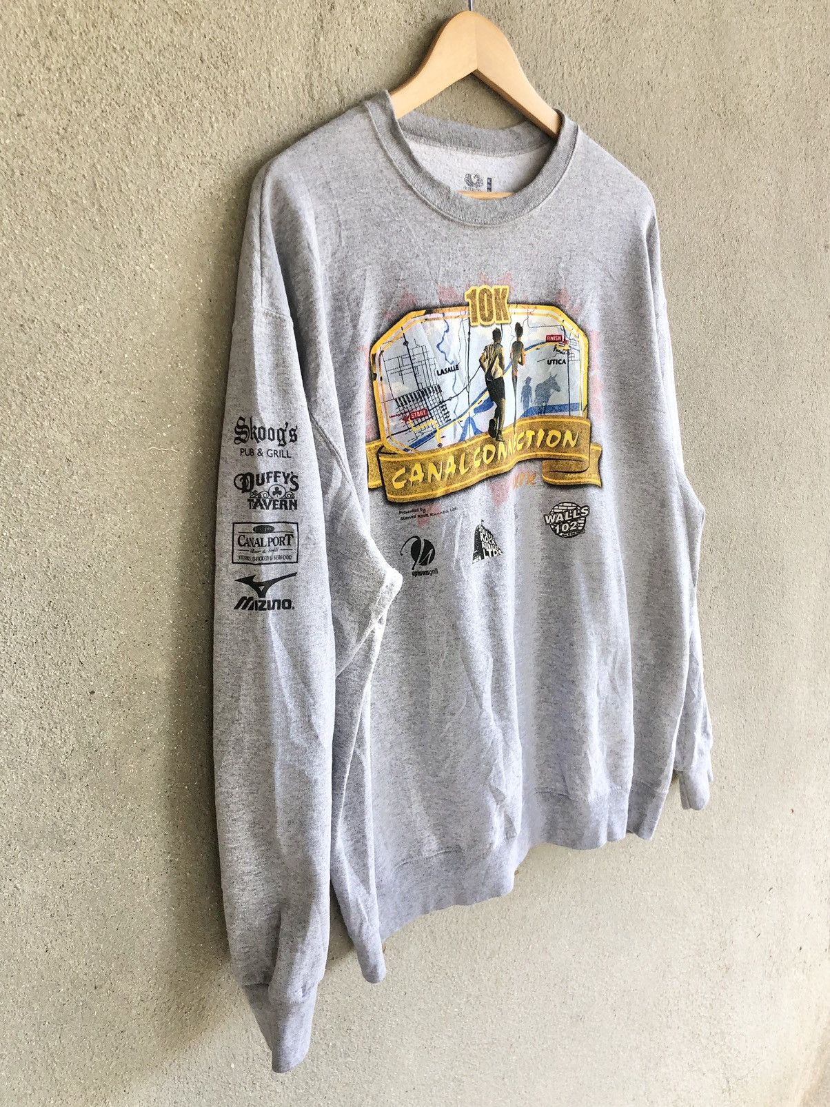 Fruit Of The Loom × Vintage Canal Connection Starved Rock Runners sweatshirt Size US L / EU 52-54 / 3 - 3 Thumbnail