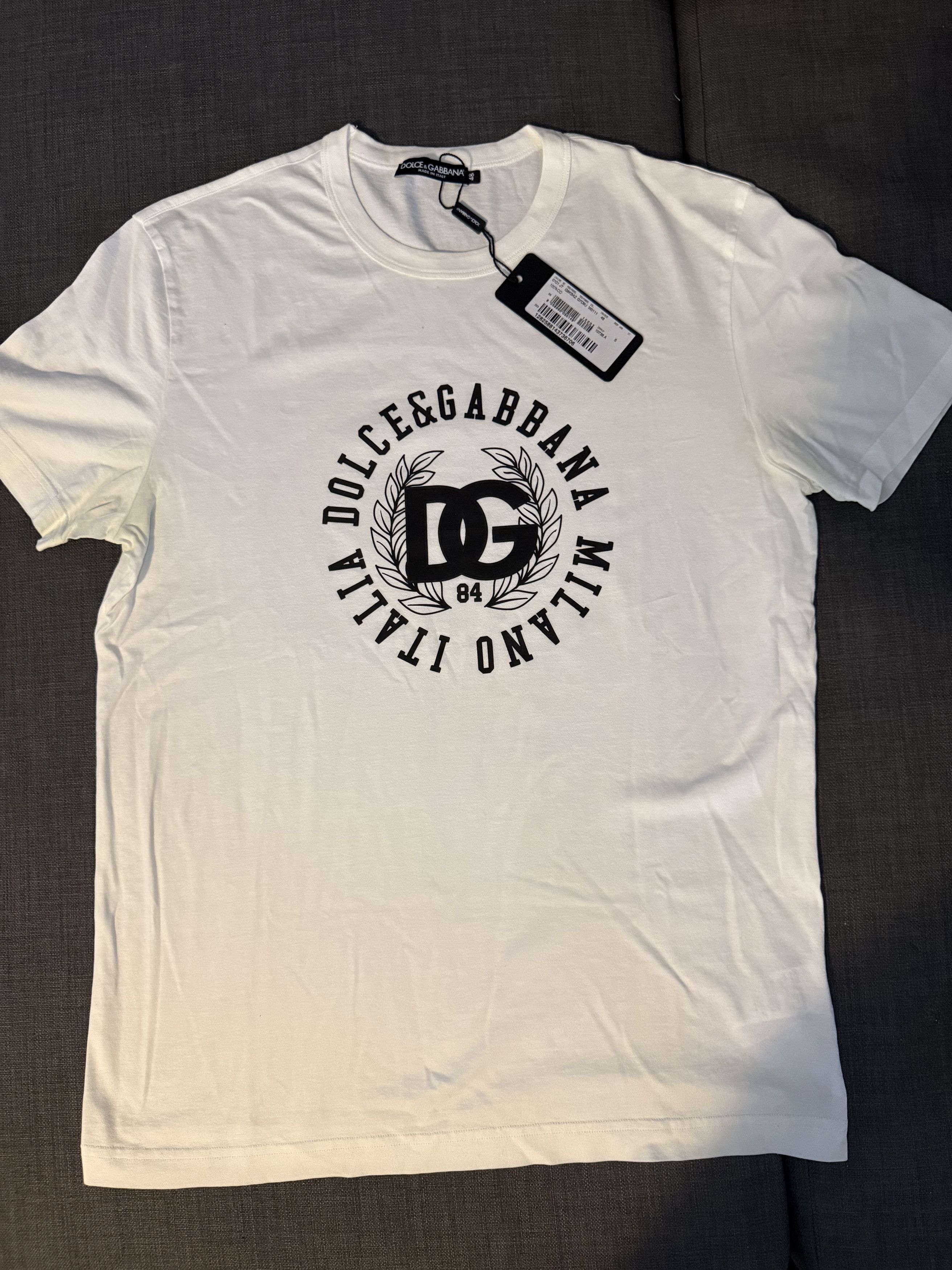 Dolce & Gabbana Dolce & Gabbana Men’s Logo T-Shirt Size US M / EU 48-50 / 2 - 1 Thumbnail