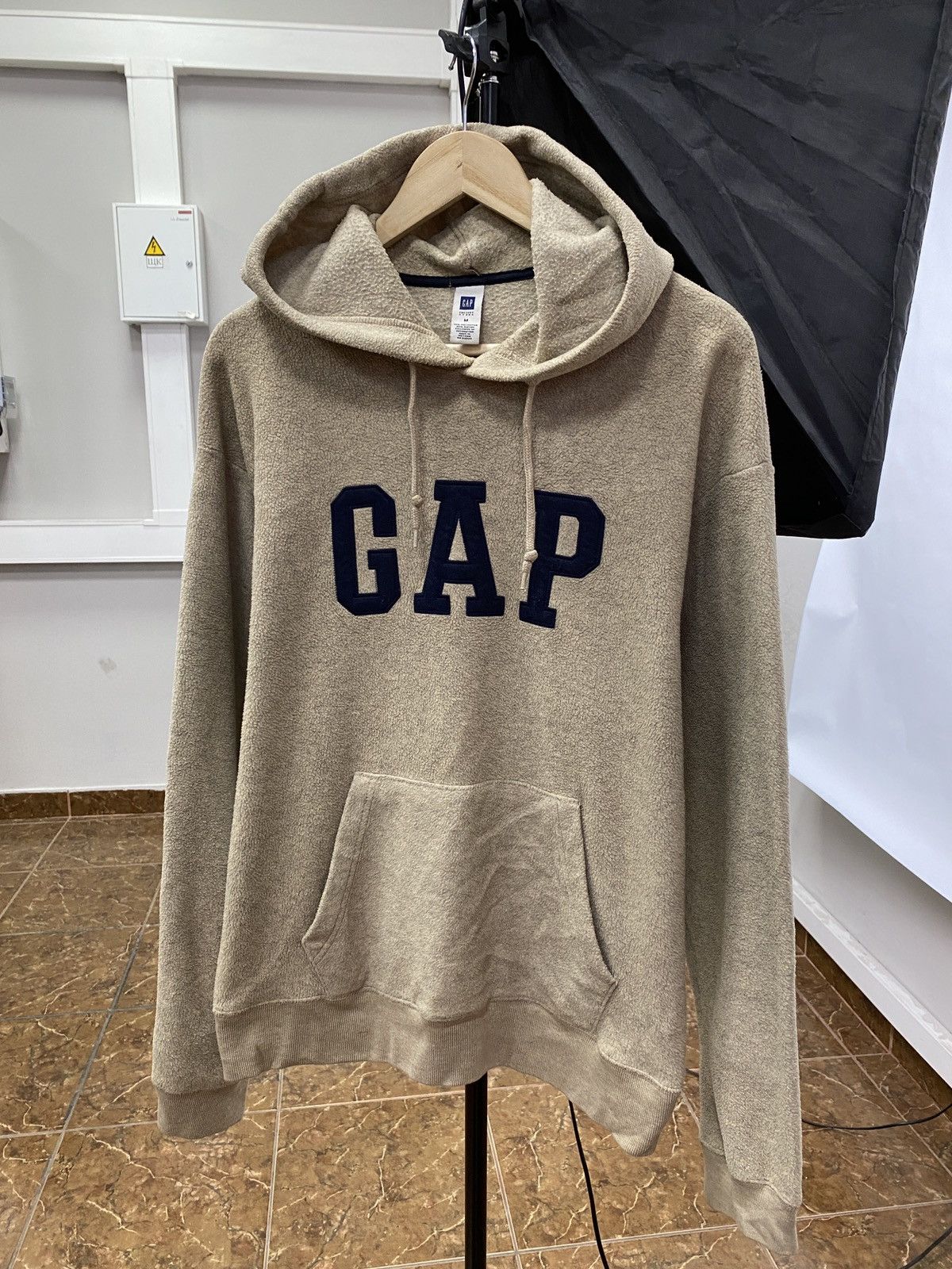 Gap 💀🇺🇸 Vintage Y2K Gap Fleece Hoodie Rare Retro Hype Size US L / EU 52-54 / 3 - 1 Thumbnail