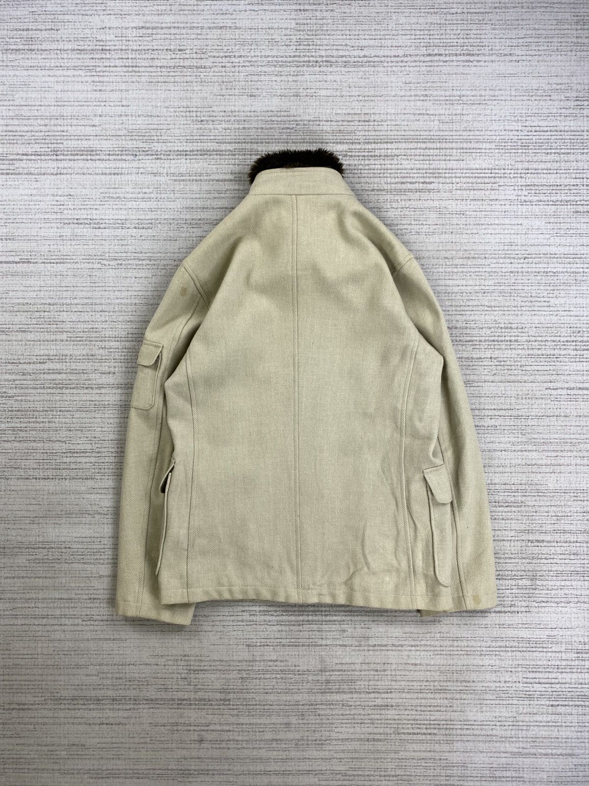 Yohji Yamamoto Vintage Yohji Yamamoto Ined Sherpa Collar Zipper Wool Jacket Size US M / EU 48-50 / 2 - 3 Thumbnail