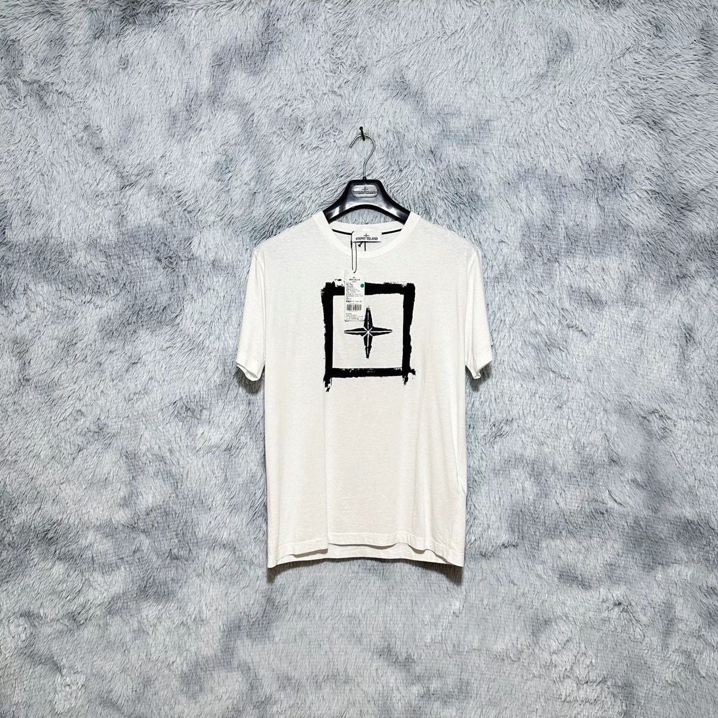 Stone Island Stone Island Printed Logo Short Sleeve T-Shirt Size US L / EU 52-54 / 3 - 1 Thumbnail