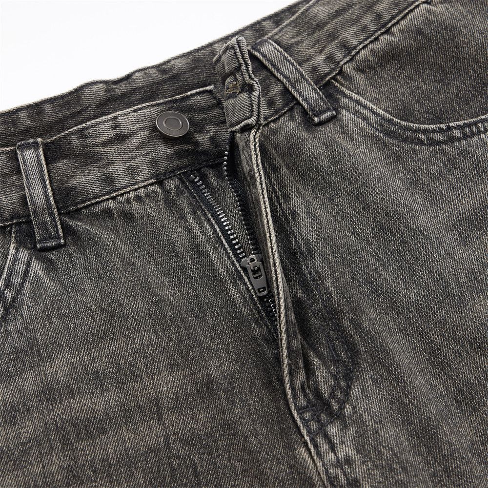 Jean Men's American retro versatile casual washed jeans Size US 32 / EU 48 - 3 Thumbnail